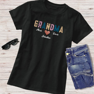 Kleinkinderen noemen oma aankondiging t-shirt