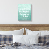 Kleinkinderen Sterren Quote Canvas Afdruk (Insitu (Slaapkamer))