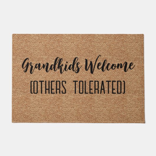 Kleinkinderen welkom anderen getolereerd - Welkom Deurmat (Voorkant)