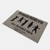 Kleinkinderen zijn verwend deurmat (Schuin)