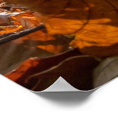 Kleinkleurige bladeren van Carpe Diem Poster (Hoek)