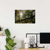 Kleinkleurige bladeren van Carpe Diem Poster (Thuiskantoor)