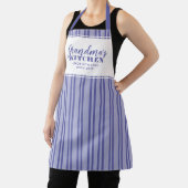 Kleinmoeders Keuken Moderne Cute Periwinkle Schort (Insitu)