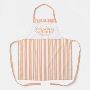 Kleinmoeders Keuken Moderne Cute Perzik Oranje Schort