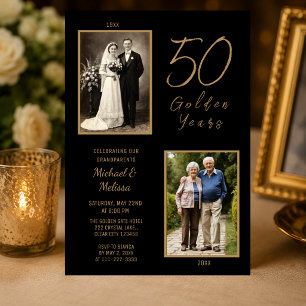 Kleinouders 50 Gouden Jaren Viering Kaart