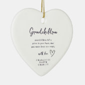 Kleinouders Oma Opa Hart Ornament (Rechts)