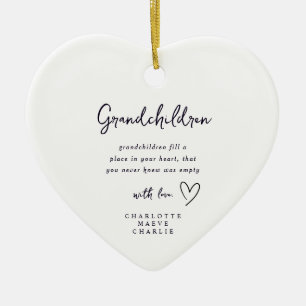 Kleinouders Oma Opa Hart Ornament