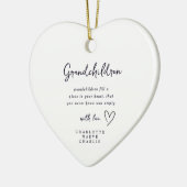 Kleinouders Oma Opa Hart Ornament (Links)