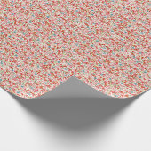 Kleinschalige bloemen, calico stijl naadloze achte cadeaupapier (Hoek)