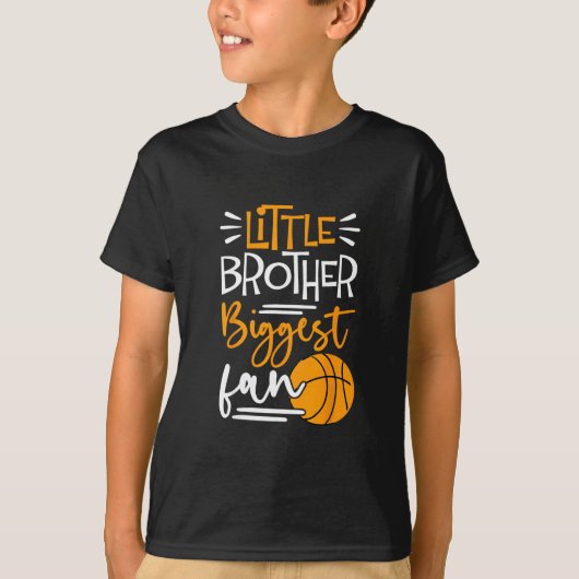 Kleinste broer grootste fan Sketll  T-shirt (Voorkant)