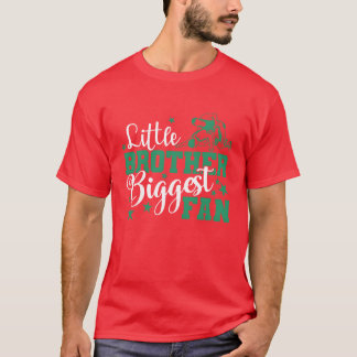 Kleinste broer grootste fan worstelshow wedstrijd t-shirt