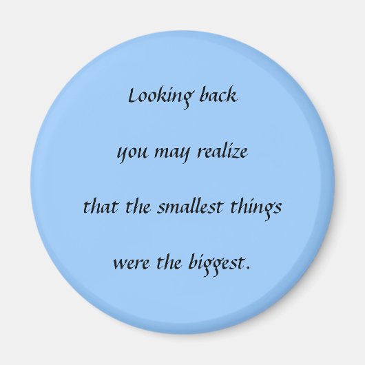 Kleinste dingen magneet (Voorkant)