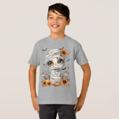 Kleinste Halloween Mummy Children's T-Shirt (Voorkant volledig)