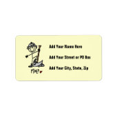 Kleinste muisfiguur etiket (Voorkant)