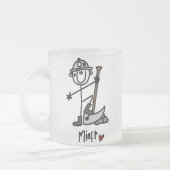 Kleinste muisfiguur matglas koffiemok (Links)