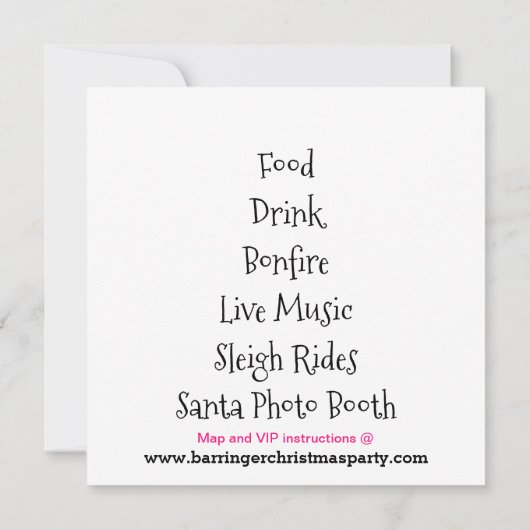 Kleinste rendier jaarlijkse feestdag kerstfeest kaart (Achterkant)