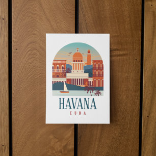  kleinste stad van Havana Cuba Briefkaart