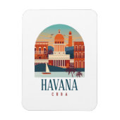  kleinste stad van Havana Cuba Magneet (Verticaal)
