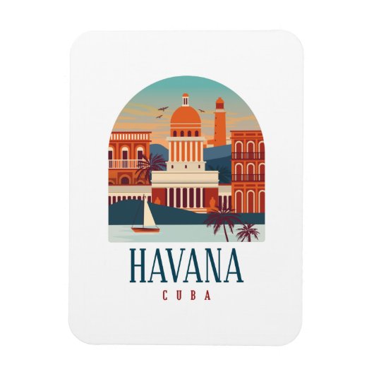 kleinste stad van Havana Cuba Magneet (Verticaal)