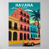 kleinste stad van Havana Cuba Poster (Voorkant)