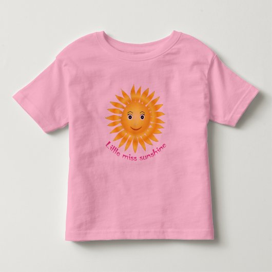 Kleinste zonneschijn kinder shirts (Voorkant)