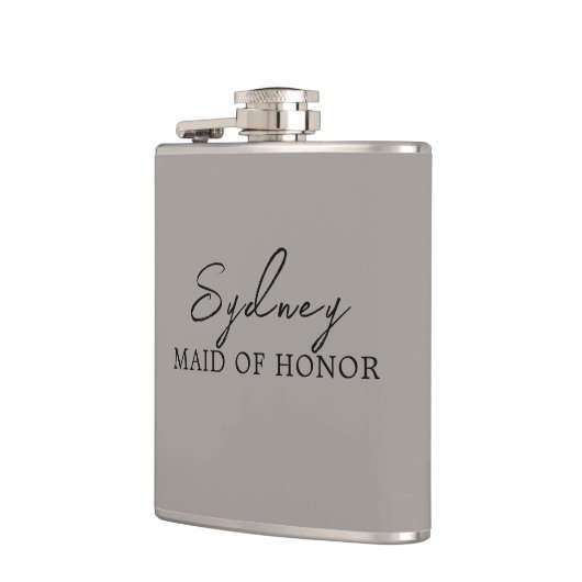 Kleinstedige bruiloftsgroep in minimalistische sti heupfles (Links)