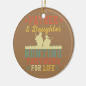 kleinvader en slachtjager keramisch ornament (Links)