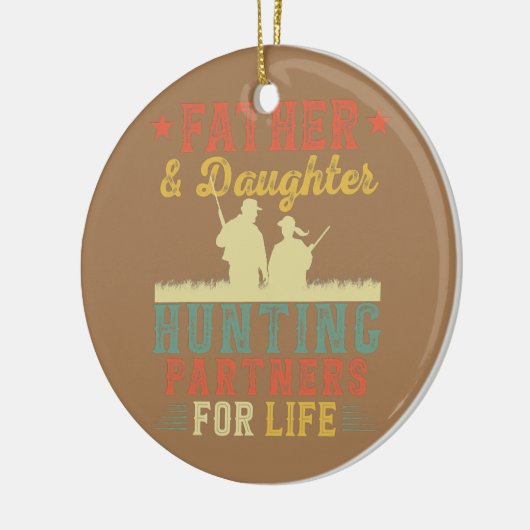  kleinvader en slachtjager keramisch ornament (Links)