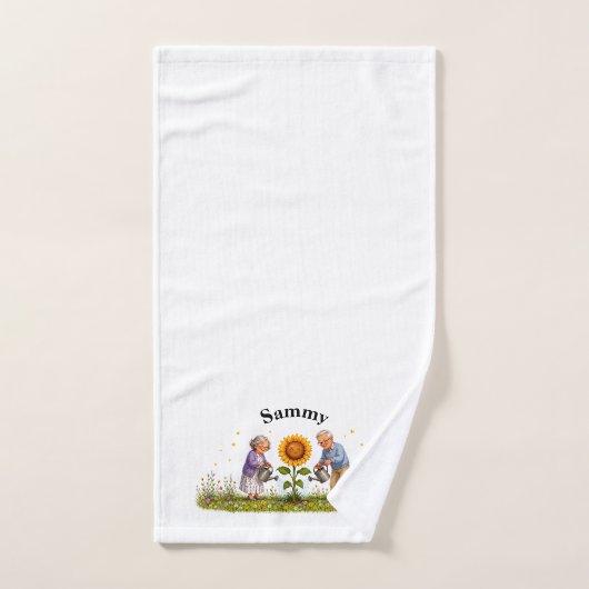 Kleinzon handdoek voor grootouders (Handdoek)