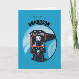 Kleinzoon 10e Verjaardagstrein, Kleine Jongen, Bla Kaart