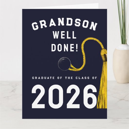 Kleinzoon Afstuderen 2025 Kaart (Voorkant)