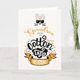 Kleinzoon Cottontail Cutie Pasen Feestdagen Kaart