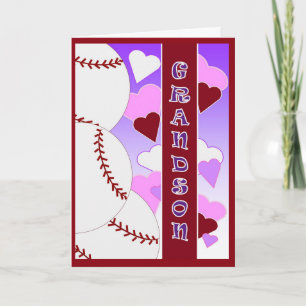 Kleinzoon - de Liefde van I u meer dan het Honkbal Feestdagen Kaart