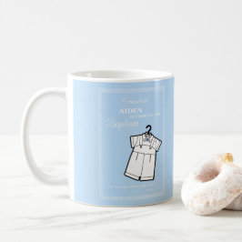 Kleinzoon Dooppak op Baby Blue Gepersonaliseerd Koffiemok