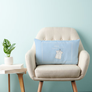 Kleinzoon Dooppak op Baby Blue Gepersonaliseerd Kussen