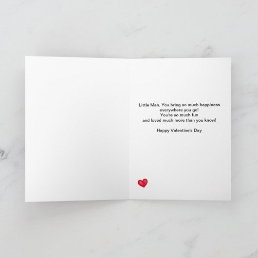 Kleinzoon Ducky Valentijn Feestdagen Kaart (Binnen)