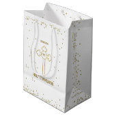 Kleinzoon Eerste Heilige Communie Gouden Kruis Medium Cadeauzakje (Achterkant Gekanteld)