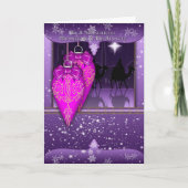 Kleinzoon en Zijn Wenskaart van Kerstmis Fiancee Feestdagen Kaart (Voorkant)