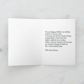 kleinzoon feestdagen kaart (Binnen)