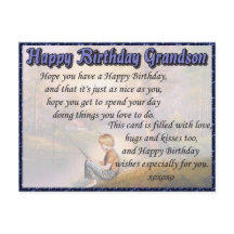 Kleinzoon Gefeliciteerd met je verjaardag