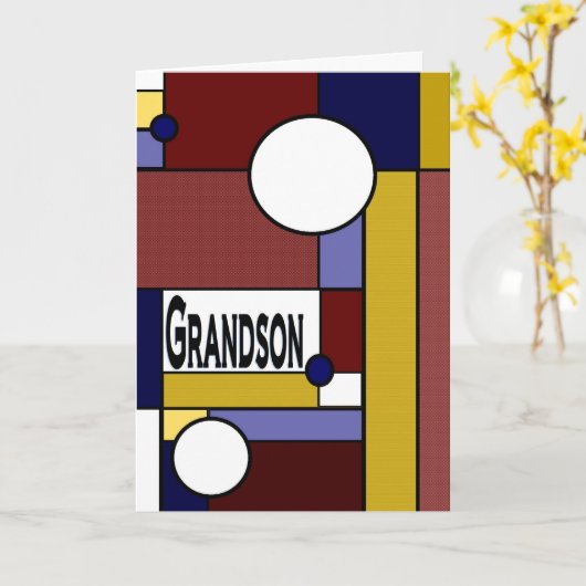 Kleinzoon - Gelukkig Vaderdag! Kaart (Gele Bloem)