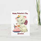 Kleinzoon gelukkige Valentijnsdag Kaart (Voorkant)