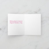 Kleinzoon Gelukkige Valentijnsdag Kaart (Binnen)