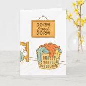 Kleinzoon Grappig Terug naar school met wasmand Kaart (Gele Bloem)