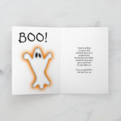 Kleinzoon Halloween vampier kat pompoen jack of pl Kaart (Binnen)