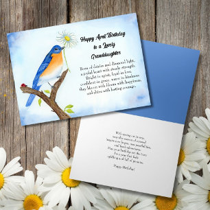 Kleinzoon Happy April Verjaardag met Blauwe Vogel Kaart