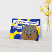 Kleinzoon - Happy Birthday Air Force Active Duty! Kaart (Gele Bloem)