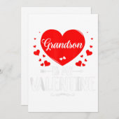 Kleinzoon is mijn Valentijn Matching Fam Oma Cadea Feestdagenkaart (Voorkant / Achterkant)