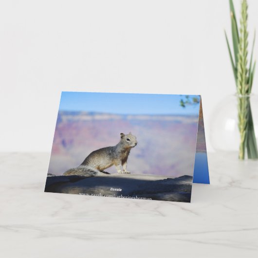 Kleinzoon, je bent groot! Verjaardag Grand Canyon Kaart (Achterkant)