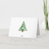 Kleinzoon Kerstman Sneeuwman Rudolph Kaart (Achterkant)